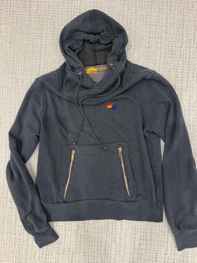 Aviator Nation Ninja pullover Hoodie- charcoal grey